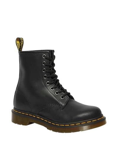 Image of Dr. Martens Women's 1460 W Brogues, Black (Black Nappa 002), 4 UK