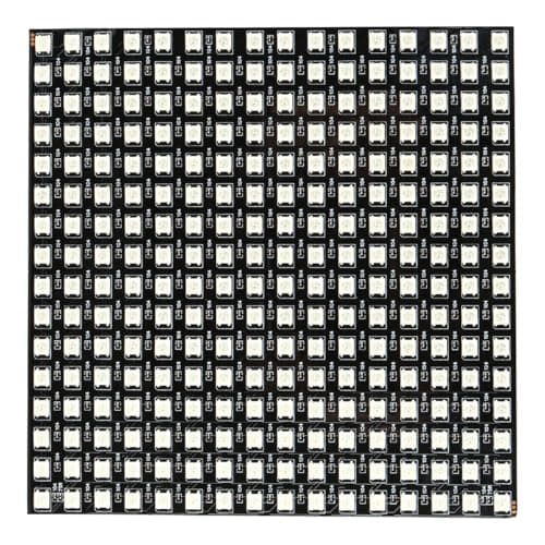 Image of Ieron RGB Panel WS2812B 16x16 Pixels Flexible Module Individually Addressable Full Color DC5V Smart Light Display for Creative Installations and Projects