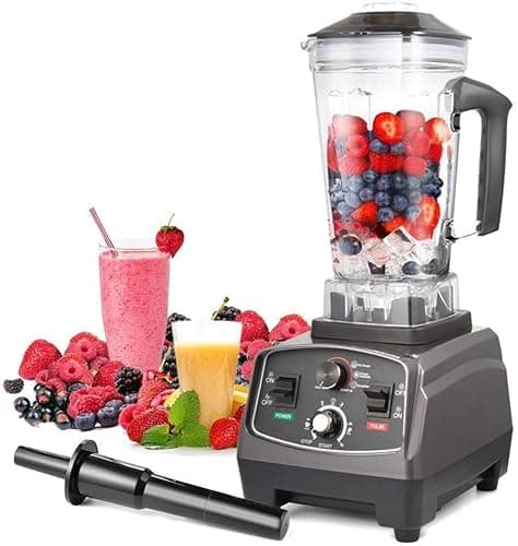 Image of Super Blenders High speed Blender Heavy Duty Kitchen Mixer Milkshake Smoothie 2200W Stainless Steel Sharp Blades with High-Speed for Nut Fruit Vegetable