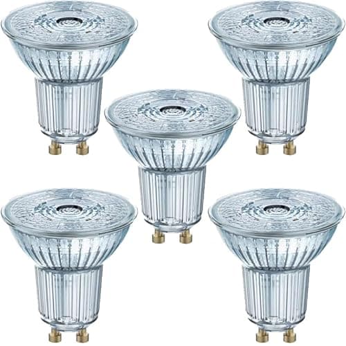 Image of 5 x Osram LED Star GU10 Spot Light Bulb, PAR16 Reflector Lamp | Energy Saving 2.3w = 35w Equivalent | 36° Beam Angle, 2700k Warm White