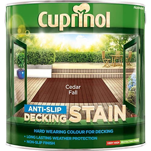 Image of Cuprinol Anti-Slip Decking Stain 2.5L Cedar Fall