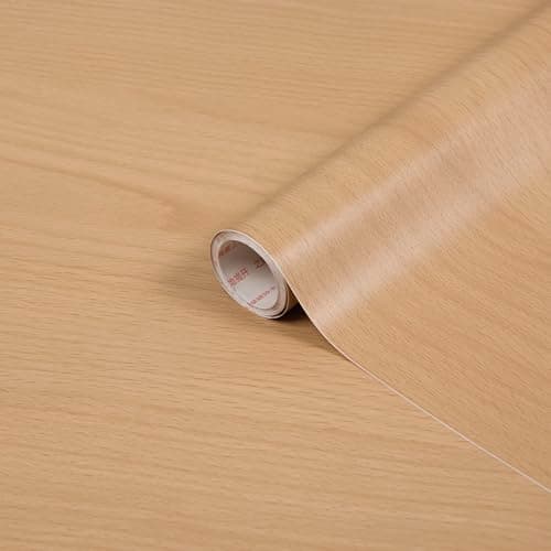 Image of d-c-fix vinyl wrap Tyrol beech wood effect 67,5 cm x 2 m - sticky back plastic roll for furniture, kitchen & cupboards - contact paper sticker self adhesive film