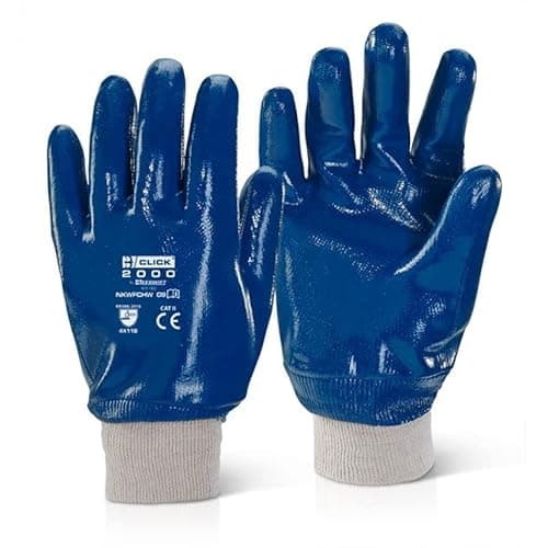 Image of Click - NITRILE K/W F/C H/W BLUE SZ 09 - Blue