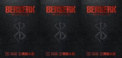 Image of NEW! Berserk Deluxe Edition 3 Books Set (Volume 10 - Volume 12)