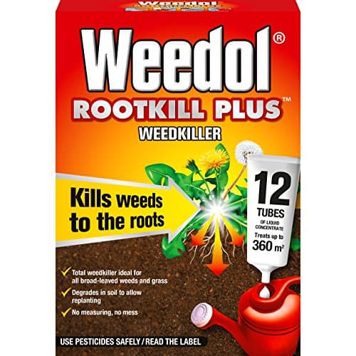 Image of Weedol Rootkill Plus Liquid Concentrate Weedkiller Tubes, 12 Tubes