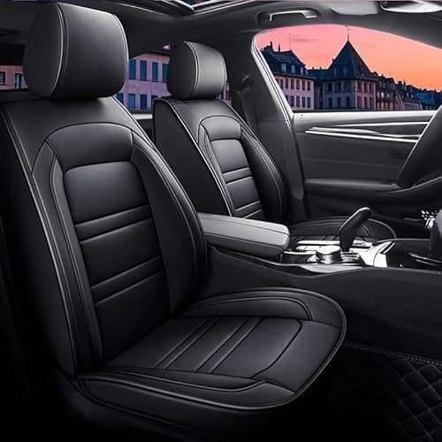Image of Chifeng Universal Car Seat Covers Car Front Seat Set of 2 Waterproof PU Leather Car Seat Covers Fit for VW Amarok Bora plus golf SV Jetta Passat Polo Tiguan