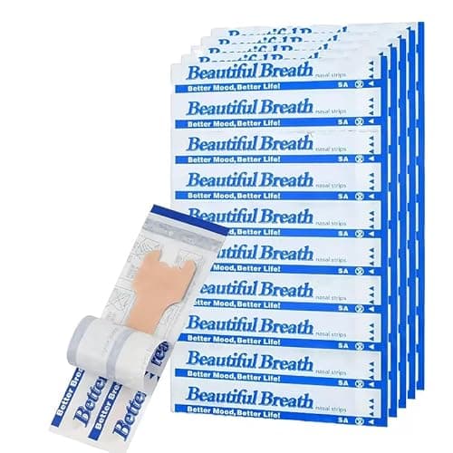 Image of WRAZZLE Nasal Strips Large Size 30 Pack | Nose Breathing Strips | Anti Snoring Support | Drug Free Breathing Aid for Sleeping and Congestion Relief