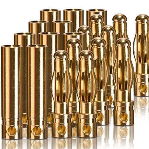 Image of partCore Gold Contact Connector Plug Socket 4.0 mm 10 Pair