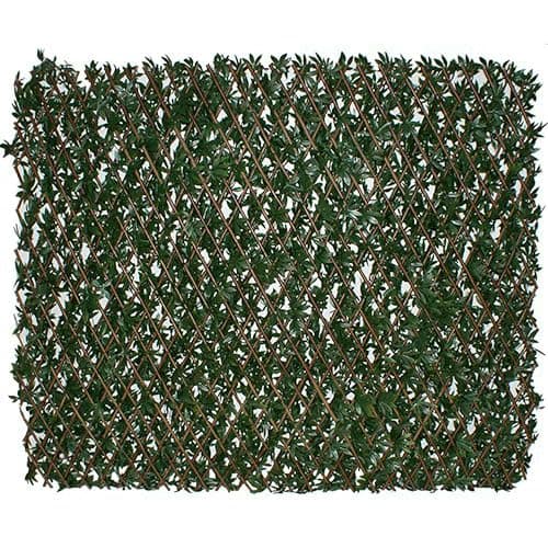 Image of Papillon Artificial Green Acer Extendable Trellis Plastic Hedge Patio Fence Privacy Screening 2m x 1m (6ft 6in x 3ft 3in)