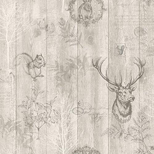 Image of Holden Decor Glasshouse Glasshouse paper Quality wallpaper, Vinyl smooth finish,Paper finish,Easy to hang (Beige)