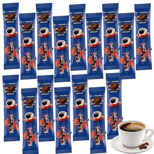Image of Original Decaf Instant Coffee Sachets 1.8g Sticks - Individual One Cup Insttant Coffee Sachetts (50 x Sticks, Original Decaf Instant Coffee)
