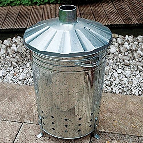 Image of Apollo Gardening 90L Galvanised Metal Incinerator