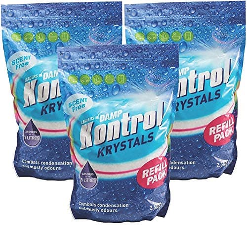 Image of Kontrol Refill Damp Moisture Trap Absorber Crystals 2.5kg (3, Scent Free)
