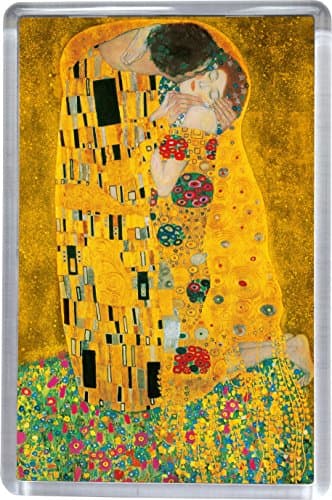 Image of Super Universe Gustav Klimt - The Kiss Fridge Magnet 5 x 7.5 cm