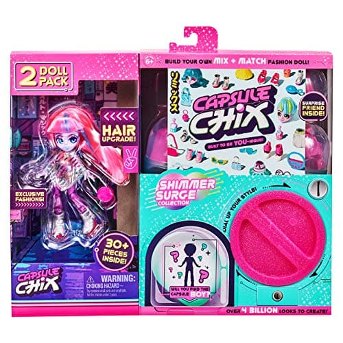 Image of Capsule Chix Shimmer Surge Surprise 2 Doll Pack