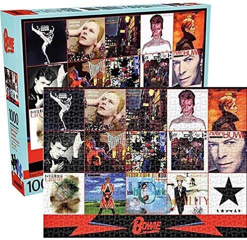 Image of Licensed 65330 David Bowie Albums 1000 Piece Jigsaw Puzzle, Multi-Colored