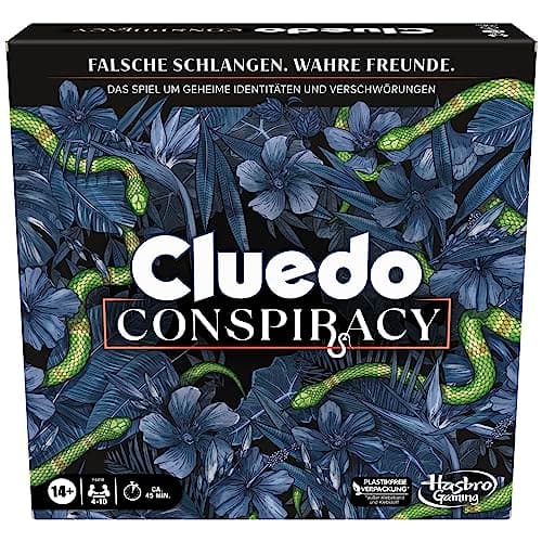 Image of Hasbro Gaming Cluedo Conspiracy Board Game for Adults and Teenagers, German Version