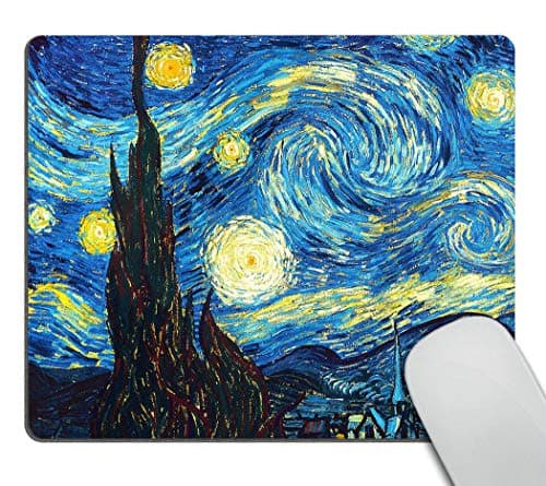 Image of Wasach The Starring Night Customized Rectangle Non-Slip Rubber Mousepad Gaming Mouse Pad mat