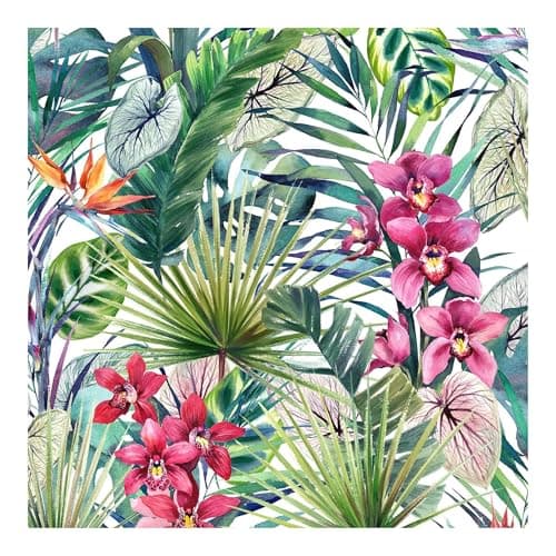 Image of Superfresco Easy Multi Aloha Tropical Wallpaper | Paste the Wall | Green Floral | Eco-Friendly