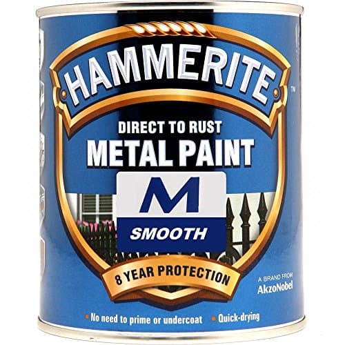 Image of Hammerite Direct to Rust Metal Paint Smooth Finish Emerald Stone 750ml