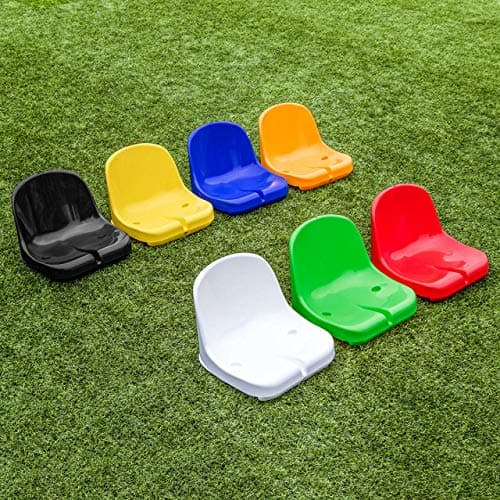 Image of FORZA Plastic Shelter & Stadium Seats | Premium Moulded HDPE Sports Seating (Orange, Pack of 1)