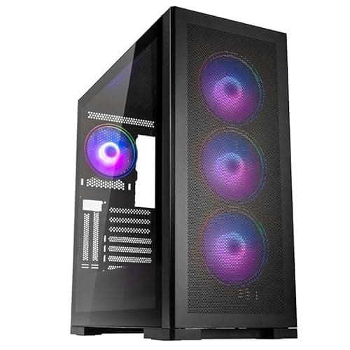 Image of Kolink Unity Meshbay ARGB Midi-Tower, Tempered Glass - schwarz