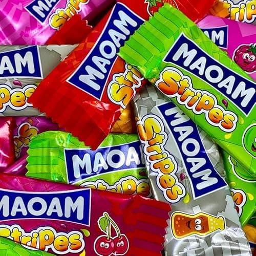 Image of 1 Kilo Bag Of Maoam Stripes I 1KG │ Assorted Sweet Pick and Mix for Parties, Gifts, and Sharing by Candy Hive