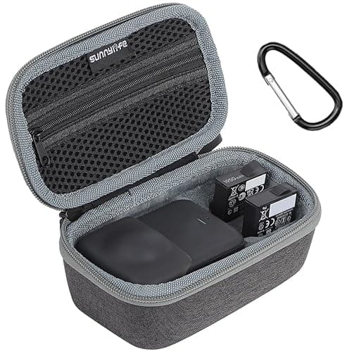 Image of LHPHEIX OSMO 360 Storage Case(No Remove Lens Cap),Portable Carrying Case with 2 Spare Batteries Slots,Storage Bag for DJI OSMO 360 Accessories (Standard Combo)