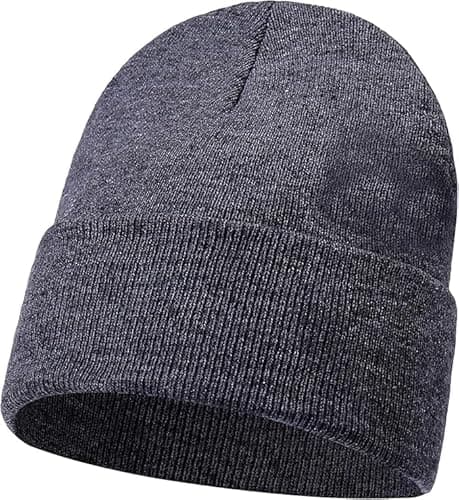 Image of COSHAL® Womens Knitted Beanie Hat Classic Cuffed Beanie - Soft Warm and Stylish Hat Thermal Wooly Skull Cap Winter Hat for Women Ladies Skull Cap (UK, Alpha, One Size, Charcoal)