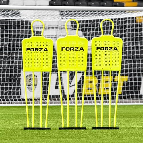 Image of FORZA Football Free Kick Mannequin [Mini/Junior/Senior] | Reinforced PVC Football Mannequins With Spiked Bases - Durable PVC Football Training Aid Equipment