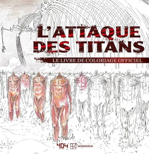 Image of L'attaque des titans - Le livre de coloriage officiel