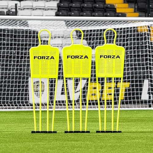 Image of FORZA Football Free Kick Mannequin [Mini/Junior/Senior] | Reinforced PVC Football Mannequins With Spiked Bases - Durable PVC Football Training Aid Equipment