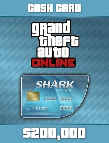 Image of Grand Theft Auto Online | GTA V Tiger Shark Cash Card | 200,000 GTA-Dollars [PC Code]