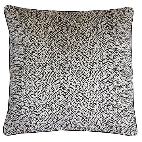Image of Riva Paoletti Africa Cheetah Cushion Cover, 58 X 58 cm, Viscose, Beige