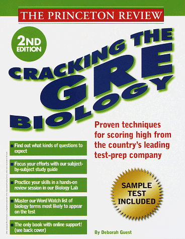 Image of Princeton Review: Cracking the GRE Biology, 2nd Edition