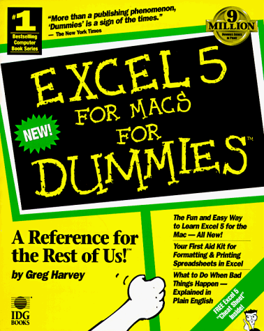 Image of Excel 5 for Macs for Dummies