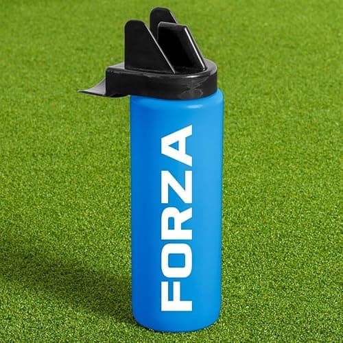 Image of FORZA 1L Team Hygiene Water Bottles | BPA Free Sports Water Bottles with Contactless Nozzle - Ideal for Sports Teams (Blue, Pack of 1)