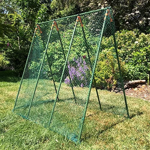 Image of GardenSkill Garden Pea Frame Kit - Complete Support Trellis with Netting to Grow Peas Vegetables Flowers Climbing Plants