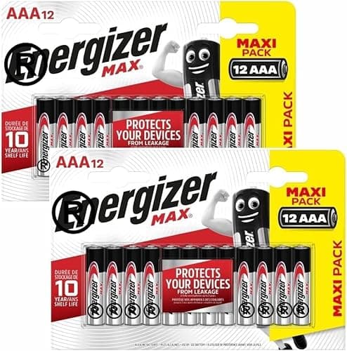 Image of 32 x Energizer Max AAA Alkaline Batteries | 1.5V Mercury-Free & Leak Resistant | Longer Lasting Power & Better Performance | 10 Year Shelf Life, Pack of 32