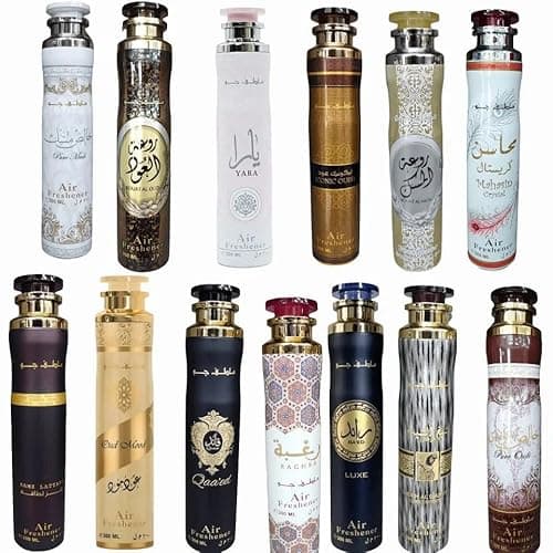 Image of Oud Air Freshener, Luxury Dubai Arabic Room Spray, Long-Lasting Fragrance, 300ml x 1 Pack (Ramz Golden)