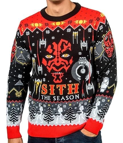 Image of Star Wars: Merry Sith-Mas Christmas Jumper (UK, Alpha, XXL, Regular, Regular, 1, Black)