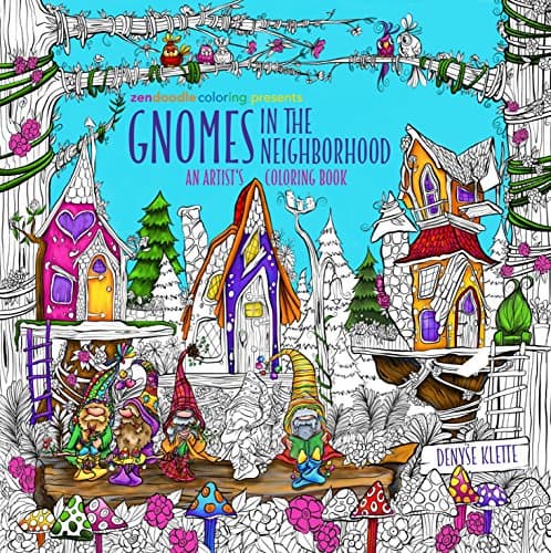 Image of Zendoodle Coloring Presents Gnomes in the Neighborhood: An Artist's Coloring Book
