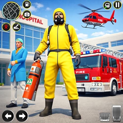 Image of Firefighter Truck Simulator : Emergency Rescue Games