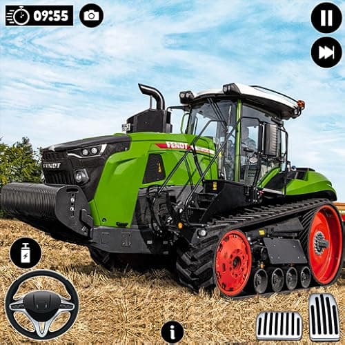 Image of Farming Simulator Tractor Games Big Tractor Farming Simulator 24: US Village Life Farmer Games - Grand US Farming Thresher Auto Driving - Real Tractor Farming Games Farm Animal Simulator 3D Kids Game