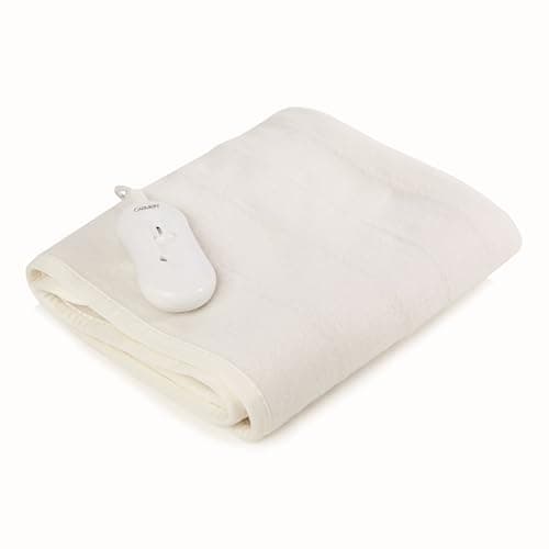 Image of Carmen King Size Heated Under Blanket with Overheat Protection, 70W,120 x 130cm, White, C81194