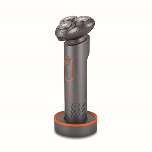 Image of Carmen Titan 3-in-1 Cordless Shaver Set with Titanium Blades and USB Charging, Titanium & Orange, C81085ORG