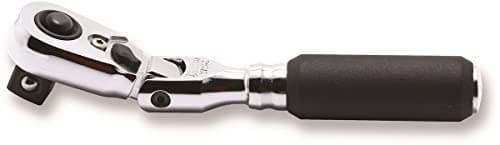 Image of Ko-ken 2726ZB-3/8 1/4" Body 3/8" Sq. Dr. Ratchet Handle 72 Teeth Flexible Head Length 114mm Quick Release Z-Series