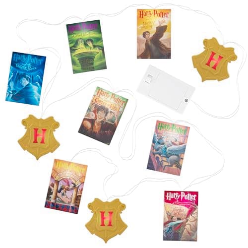 Image of Hallmark Keepsake 7' Christmas String Lights 2025, Harry Potter 10-Light, Gifts for Harry Potter Fans