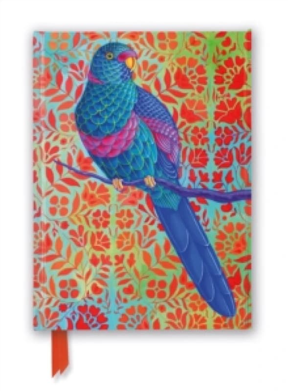 Jane Tattersfield: Blue Parrot (Foiled Journal) Notebook / blank book