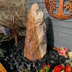 Sandstone Monolith 60cm Solar Powered Water Feature